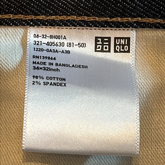 Men’s Uniqlo Dark Denim - Picture 9 of 9